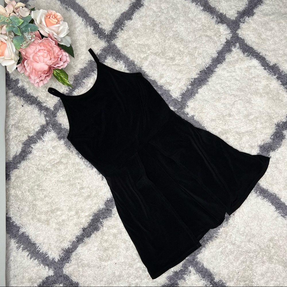 Black Dance Dress with Shorts Girl’s Size Medium